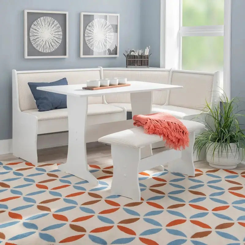 Farmhouse-Style Nook Dining Set With Storage - Sedley