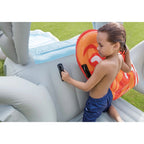 Intex Surf N Slide Inflatable Water Slide, 15-Foot, With 2 Surf Riders And Electric Air Pump