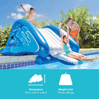 Intex Kool Splash Inflatable Water Slide With Built-In Sprayers, 131 x 81 x 46 inches