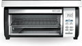 Black+Decker SpaceMaker Under-Cabinet Toaster Oven, Digital Controls, Black/Stainless Steel, Fits 9-Inch Pizza & 4 Slices