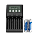 Scigold Ni-Zn AA Batteries, 4 Pack, 2500mWh, 1.6V With 4-Slot Ni-Zn/Ni-MH Charger - SG-C00H-0404 + SG-B00A-ZN01