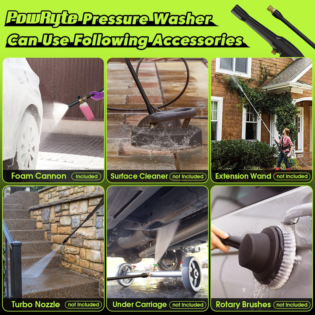 Electric Pressure Washer, 3500 PSI, 2.4 GPM