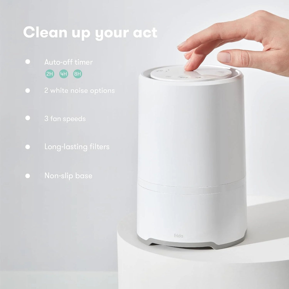 3-in-1 Baby Air Purifier With Sound Machine, HEPA Filter And Nightlight