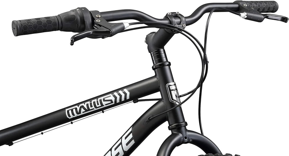 Mongoose Malus Adult Fat Tire Mountain Bike, 26-Inch Wheels, 4-Inch Tires, 7-Speed - R5714C