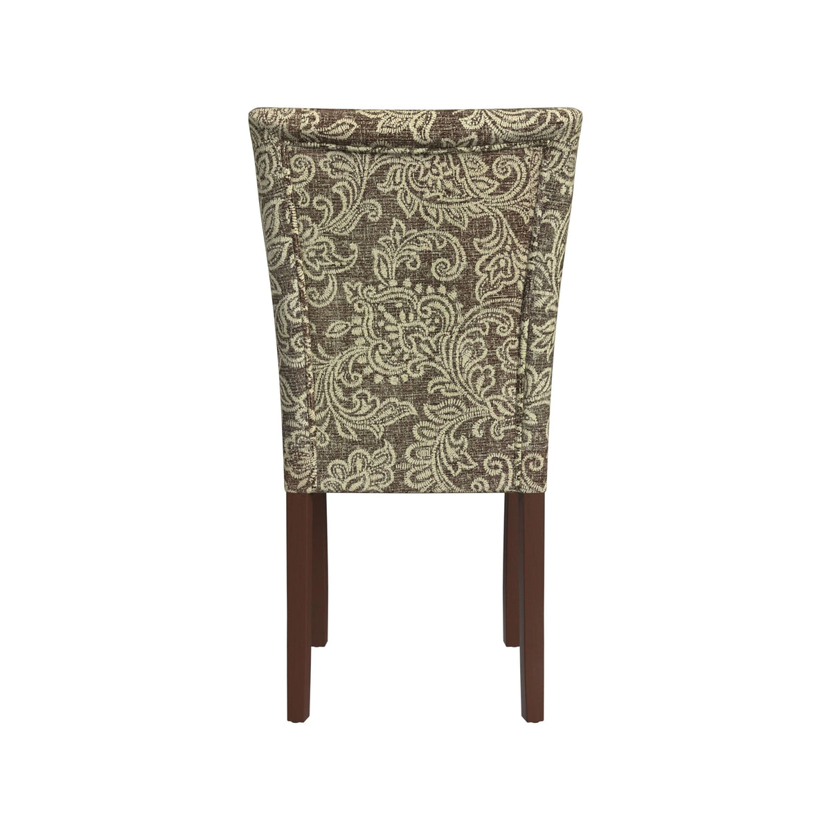 Set Of 2 Upholstered Parsons Dining Chairs, 38 in H x 19 in W x 23.5 in D
