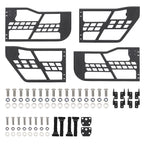 Off-Road Safari Tubular Half Doors Compatible With 2018-2023 Wrangler JL 4 Door - Set Of 4