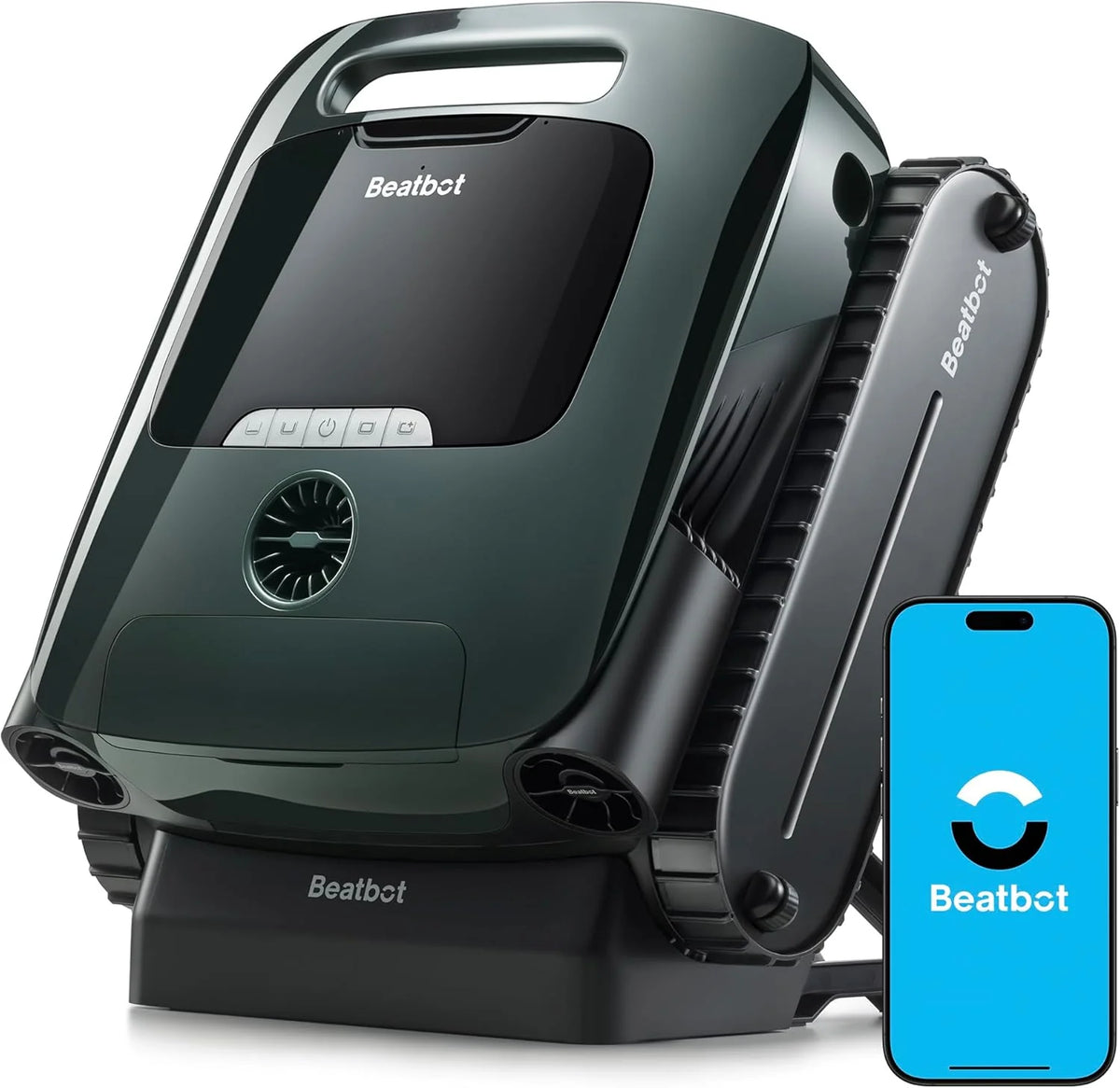 Cordless Pool Vacuum Robot, 5-in-1 Cleaning, 3,875 Sq.ft, Emerald Green - AquaSense 2 Pro