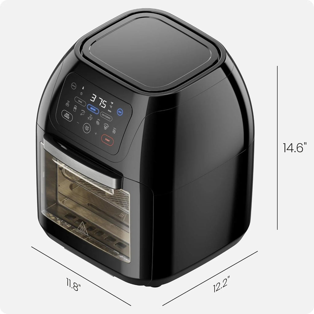 Chefman Digital Air Fryer With Rotisserie, 10 Qt, 17 Presets - CRJ38-10-RDO-V2