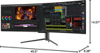 INNOCN 49 Inches Curved Gaming Monitor, 144Hz, HDR400, 32:9 - 49C1G