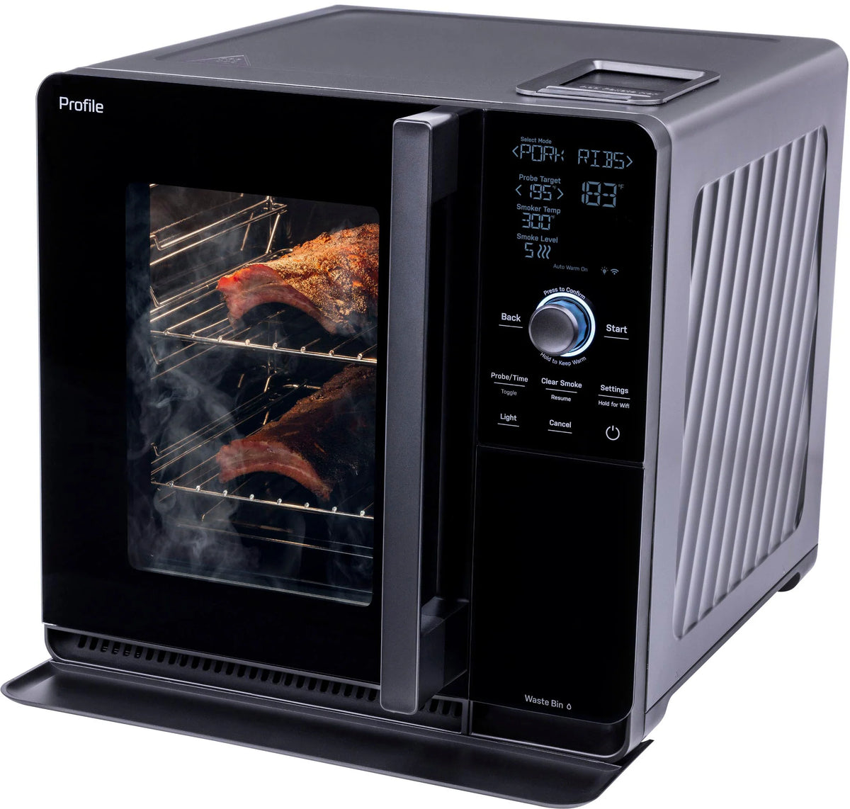 GE Profile Smart Indoor Smoker - Black