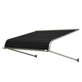 Aluminum Door Canopy Awning, 4 ft, 12 in H x 42 in D, Black - 1100 Series