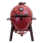 Char-Griller Akorn Kamado Jr Kooker Charcoal Grill, 153 Square Inch, Red