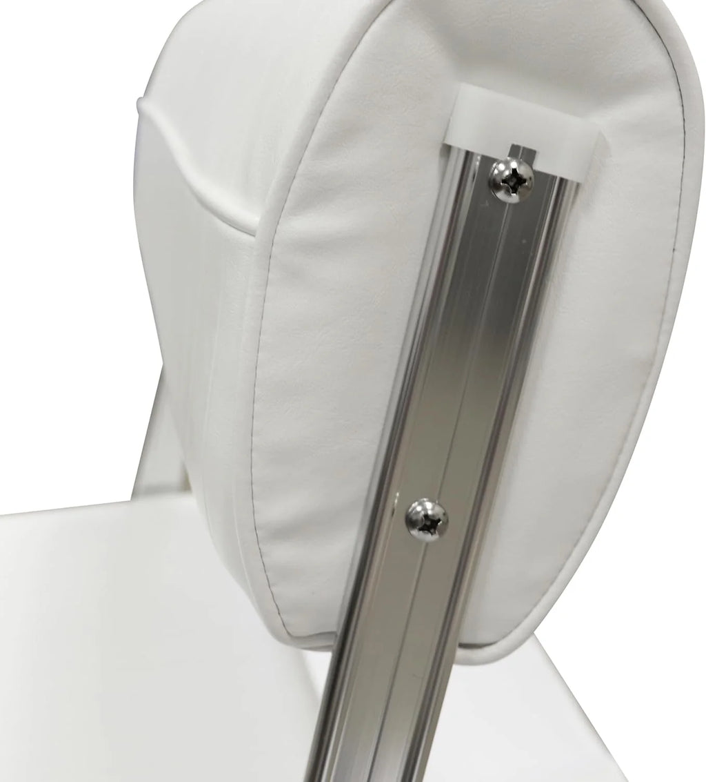 Wise Replaceable Backrest Cushion, Brite White Vinyl, 32.25 in - 8WD156-R-B