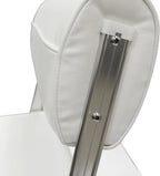 Wise Replaceable Backrest Cushion, Brite White Vinyl, 32.25 in - 8WD156-R-B