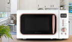 Frigidaire Retro Countertop Microwave Oven, 0.7 Cu. Ft., 700 Watts, Black And Gold