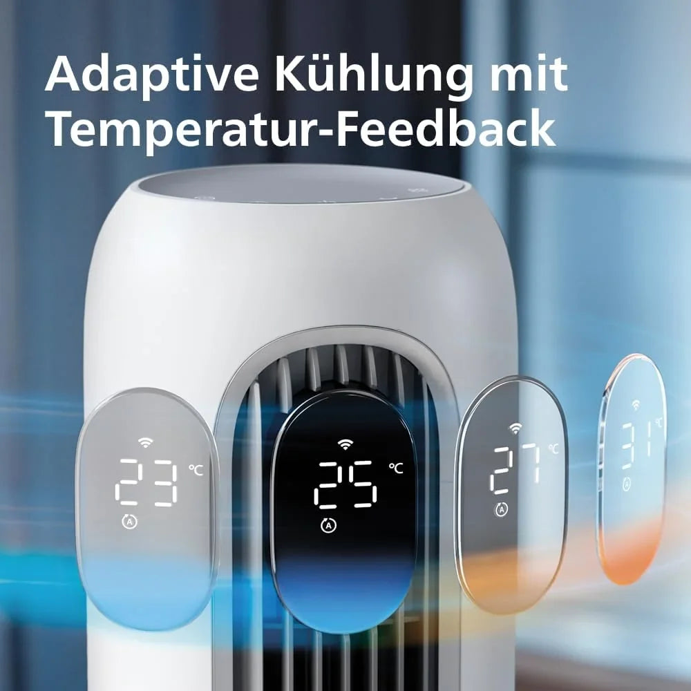 Philips Smart Tower Fan 7000 Series - 8,4 m/s, 22 dB, WLAN, 12 Levels
