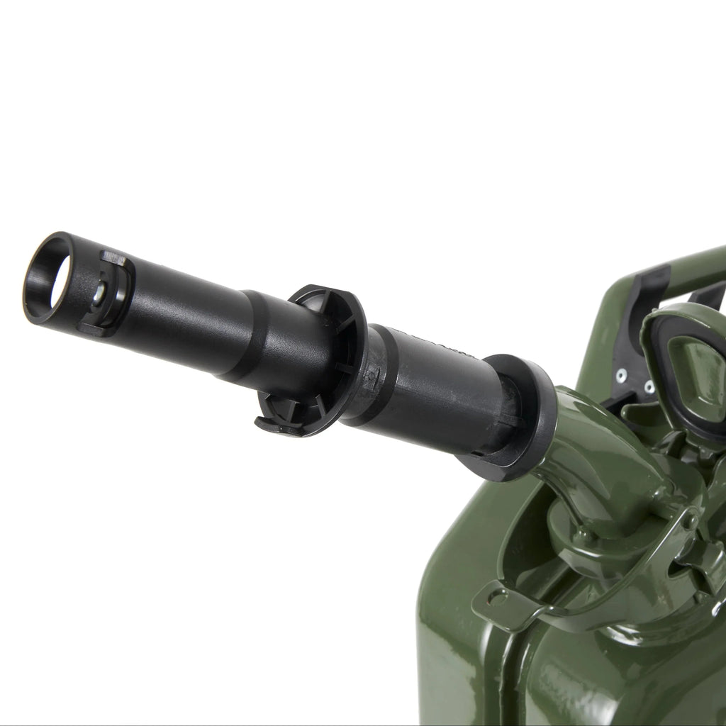 Wavian Jerry Can With Spout 5.3 Gallon 20 Liter Green - 3008-WAV-OB