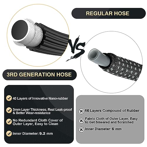 Expandable Garden Hose 100ft With 40 Layers Of Innovative Nano Rubber