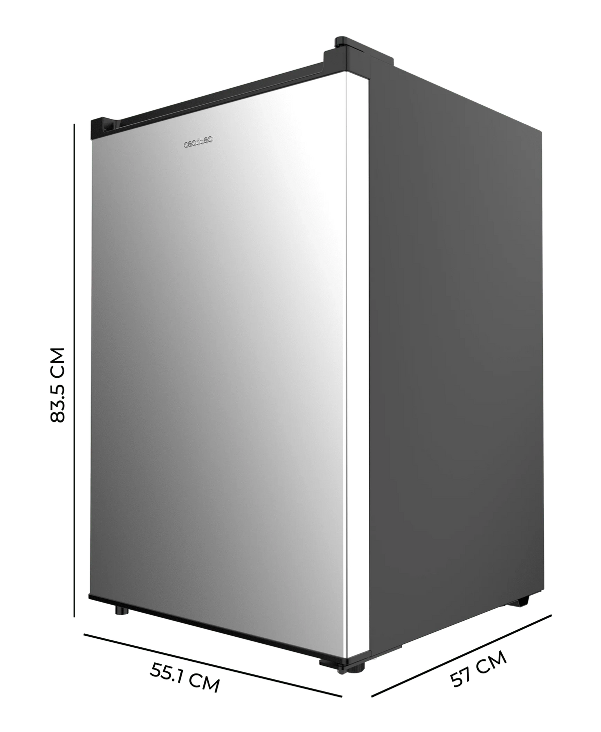 Bolero CoolMarket Mini Refrigerator 133 L Inox - TT