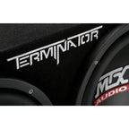 MTX TNE212D 12-Inch Dual Loaded Subwoofer Enclosure 2-Pack With Planet Audio AC1500.1 Amplifiers 2-Pack And Soundstorm AKS8 Wiring Kit