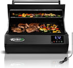 Turbo E Sport Electric Barbecue Grill, 1700W, 18in D x 24.1in W x 12.75in H