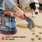 NIQULIT Portable Carpet And Upholstery Spot Cleaner, 450W, 15Kpa - 1050ml Fresh Tank