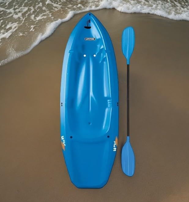 Generic Wave 6' Youth Kayak With Paddle - 6' Youth Wave Kayak