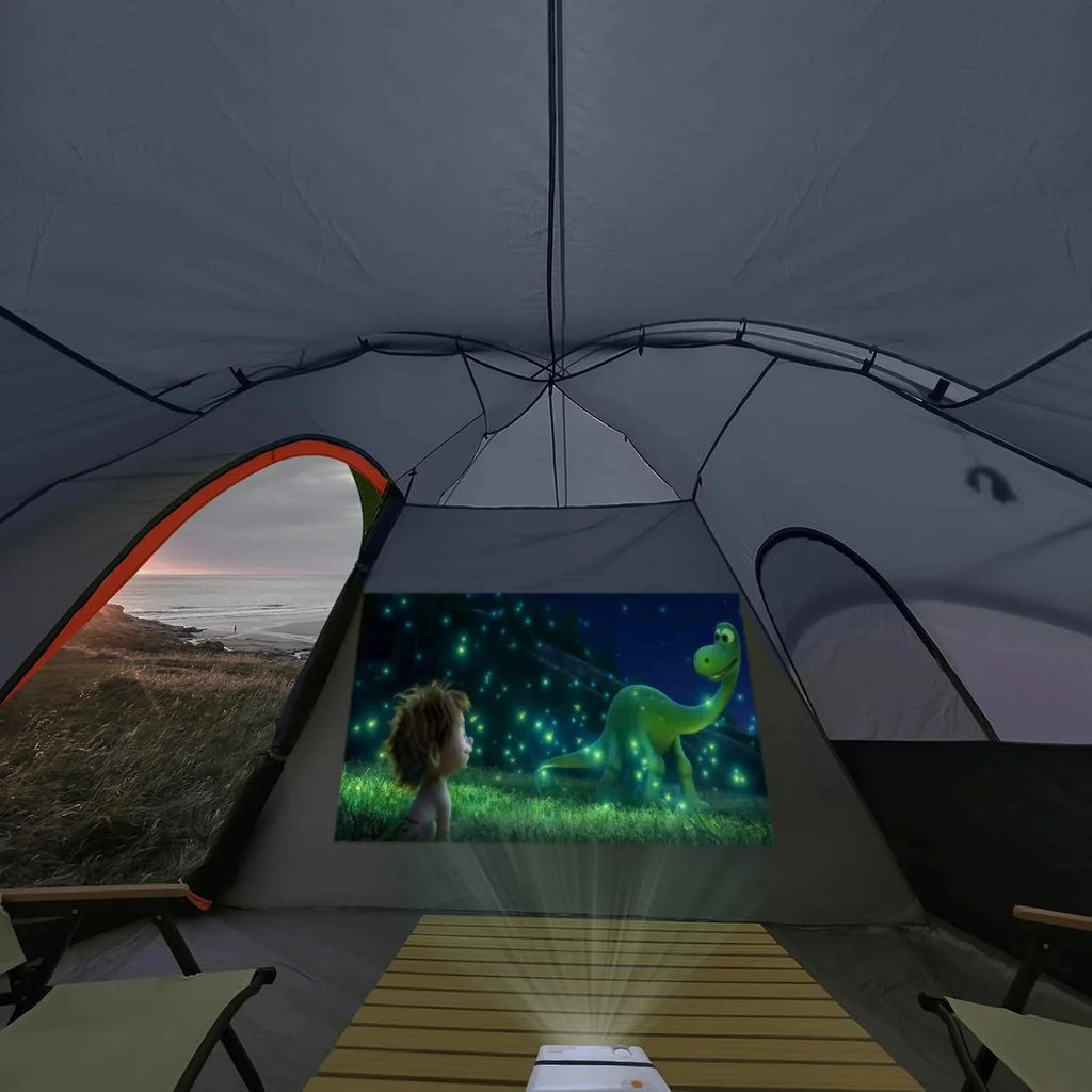 unp 10-Person Camping Tent, 18ft x 9ft x 78in, 2 Rooms, 5 Mesh Windows