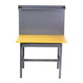 Tool Storage Workbench With Drawer, Pegboard and 12 Hooks