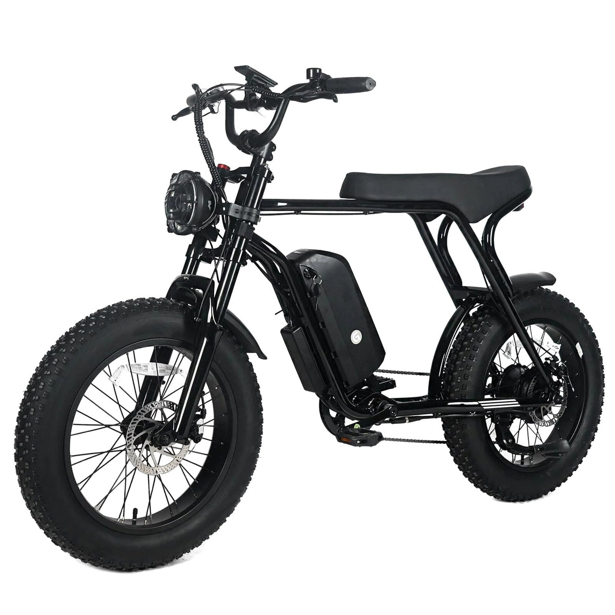 Electric Mountain Bike For Adults, 20 x 4.0 Fat Tires, 1000W Motor, 48V 20Ah Battery, Black - G-M1Sp