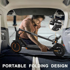 Electric Scooter 10 Inch Solid Tires, 500W, Dual Suspension