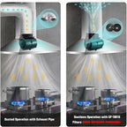 30 Inch Wall Mount Stainless Steel Range Hood With LED Light