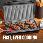 George Foreman Electric Indoor Grill And Panini Press, 9-Serving, 120 sq. in.