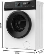 Cecotec Front Load Washing Machine 8 kg 1950W 1400 rpm 15 Programs - Bolero DressCode 8300 Inverter A