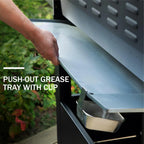 Sophia & William 4-Burner Propane Gas Grill, 542 Sq. In., Silver - E02GR001