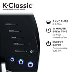 Keurig Single Serve K Cup Pod Coffee Maker, Black - K Classic