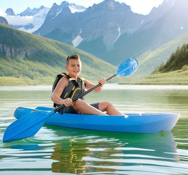 Generic Wave 6' Youth Kayak With Paddle - 6' Youth Wave Kayak