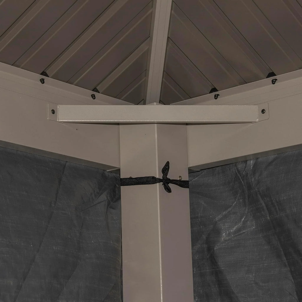 Sojag Winter Gazebo Cover 10 Feet By 12 Feet Gray