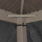 Sojag Winter Gazebo Cover 10 Feet By 12 Feet Gray