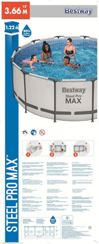 Bestway Steel Pro Max Pool Set 3,66 x 1,22 m - 1056420FRX21
