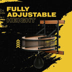 Speed Bag Platform Set, 23 in Wood Platform, 8 Inches Adjustment - Black