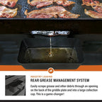 Blackstone 4-Burner 36in Propane Outdoor Griddle With Air Fryer And Hood - 1868