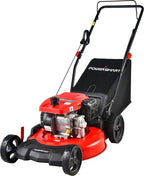 PowerSmart Gas Push Lawn Mower, 209cc, 21-inch, 3-in-1, 8-inch Rear Wheels - DB2194PH