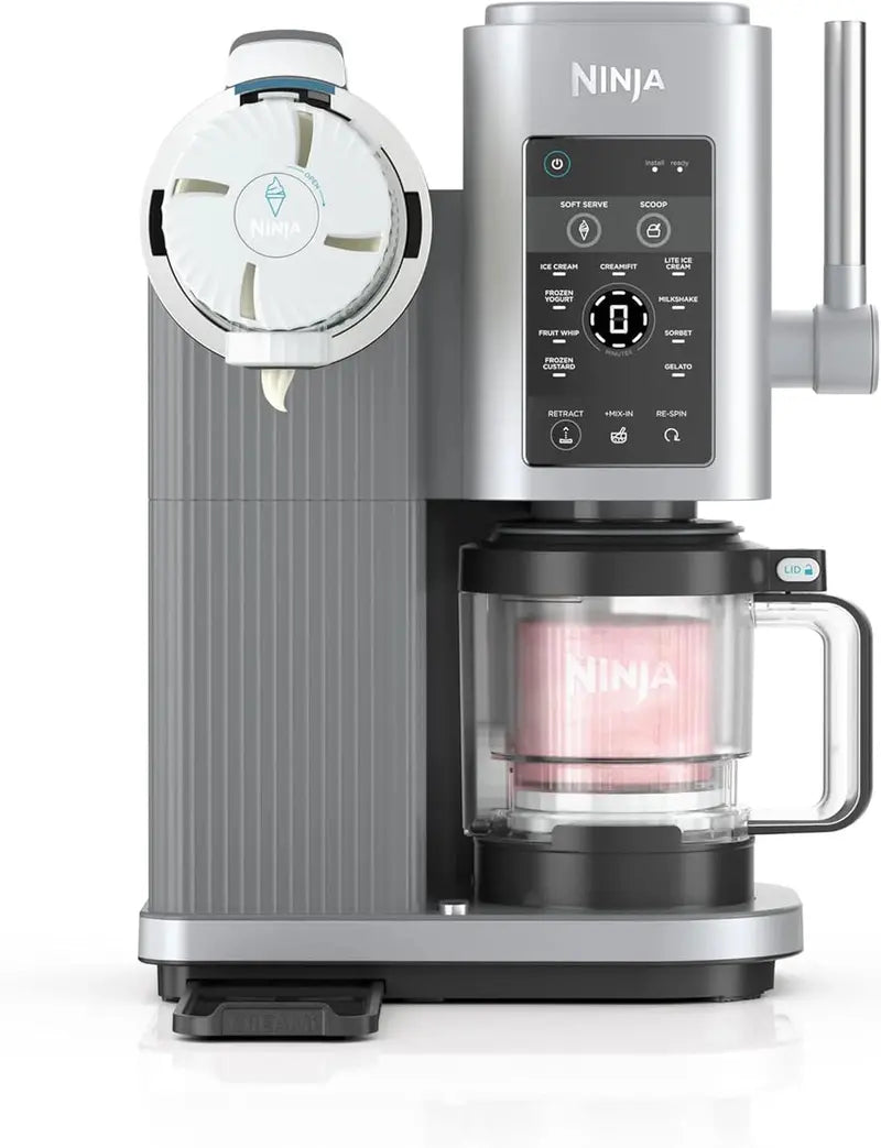Ninja CREAMi Swirl Ice Cream And Soft Serve Maker, 13 Programs, Two 16oz Pints - NC701