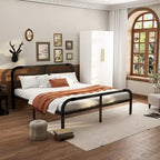 2-Door Wardrobe Closet Armoire With 2 Drawers And Clothes Rail - 70.9H x 31.5W x 19.1D