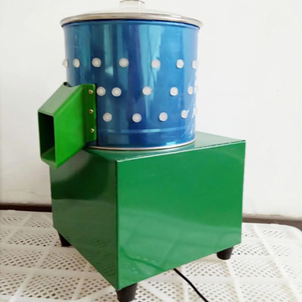 Chicken Plucker Poultry De-Featherer, 110 Rubber Fingers, 60W, Stainless Steel - Type 25
