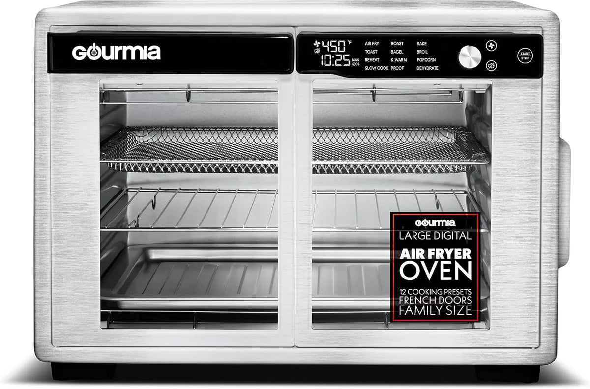 Gourmia French Door Air Fryer Toaster Oven, 37 Qt - GTF3588S