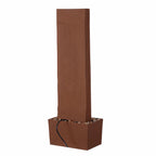 Teamson Home Faux Slate Outdoor LED Waterfall Fountain, 38.5 in, Red Rock
