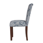 Set Of 2 Upholstered Parsons Dining Chairs, 38 in H x 19 in W x 23.5 in D