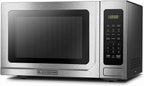 BLACK+DECKER 1.4 Cu Ft 1000 Watt Countertop Microwave Oven, Stainless Steel